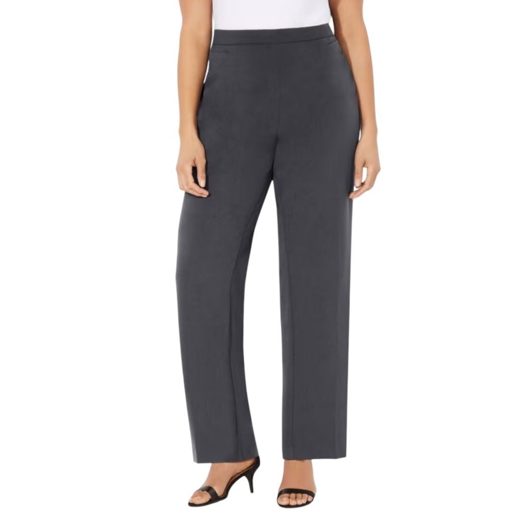Catherines Nwot Refined Rich Gray Pull-On Pant Pants Size 1xwp